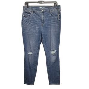 New Old Navy Womens 18 Distressed Pop Icon Skinny High Rise Secret Pocket Jeans